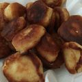 草果花's cooksnap of when they made バナナが香る ふんわりドーナツ.