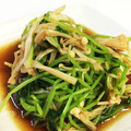 まちゃまっきー's cooksnap of when they made 節約レシピ♪豆苗とえのきのぽん酢和え.