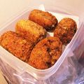 NaCH…'s cooksnap of when they made 残りすき焼きで簡単☆チーズコロッケ.