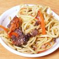 みかるん＊'s cooksnap of when they made コストコのプルコギビーフで焼きそば.