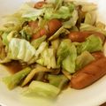 クックTopMfld's cooksnap of when they made ウインナーとキャベツ炒め.