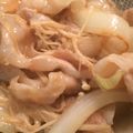 askkt's cooksnap of when they made 豚バラのさっぱりヘルシー酢味噌炒め.