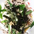 komasan♪'s cooksnap of when they made シャキシャキ長芋と大葉のぶっかけソバ♪.