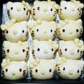 マリ心春's cooksnap of when they made キティちゃんのちぎりパン.