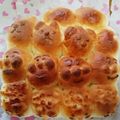あきなおんちゅ's cooksnap of when they made ちぎりパン はりねずみ ライオンver,.