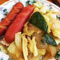 ☆こうへいママ☆'s cooksnap of when they made 簡単！ キャベツとウィンナーのカレー炒め.