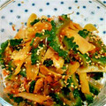 はち８８'s cooksnap of when they made ゴーヤと新生姜の甘辛炒め.