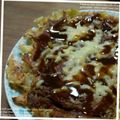 きゃな≡☆'s cooksnap of when they made キャベツなし？！もやしと葱のお好み焼き.