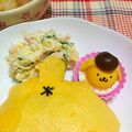 namimocchi's cooksnap of when they made キャラ弁＊ゆで卵でポムポムプリン.