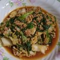 mirakkko's cooksnap of when they made 市販のタレで簡単✩キャベツとニラの卵とじ.