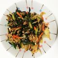 みおれんmama♡'s cooksnap of when they made 切干大根とキムチわかめのピリ辛海苔和え.
