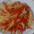 無題ちゃん's cooksnap of when they made じゃがいもとピーマンの細切り炒め.
