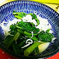 ユーロン's cooksnap of when they made 簡単！小松菜のお浸ししらす和え.