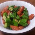 クックCT33O8☆'s cooksnap of when they made パパッともう一品♡麺つゆでオクラ炒め♡.