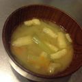 たろっぺ♪'s cooksnap of when they made ズイキ（ハスイモ）の味噌汁★.
