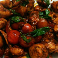 やむにゃん's cooksnap of when they made やわらか鶏ささみとトマトのバシル炒め.