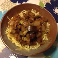 cheesedog's cooksnap of when they made ある野菜で作るミートソース焼きそば.