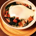 マルボロマルコ's cooksnap of when they made ほうれん草と卵のココット.