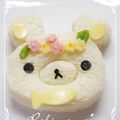 ＊ラビママ＊'s cooksnap of when they made イチゴ飾りリラックマのサンドイッチ♪.