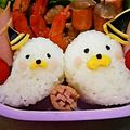 ぽん吉っつあん's cooksnap of when they made 幼稚園 お弁当 ♡あざらしさん親子.