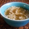 ayureo's cooksnap of when they made とろろ昆布と天かすの即席すーぷ.