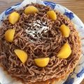 ちか・Ｍ's cooksnap of when they made *モンブランタルト*.
