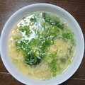 クックP0AGZK☆'s cooksnap of when they made 鶏むね肉とワカメの卵とじスープ.