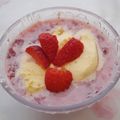 Spain's cooksnap of when they made とってもミルキー☆ご褒美イチゴミルク♪.