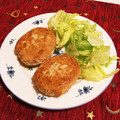 なあぽむ's cooksnap of when they made 鶏ひき肉と玉ねぎのつくねバーグ。.