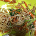 ささんぼ's cooksnap of when they made 小松菜と人参ともやしのナムル.