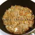 papikun's cooksnap of when they made フライパンで簡単もんじゃ.