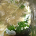 happykote's cooksnap of when they made 柚子風味＊白だしで水菜と卵のお吸い物.