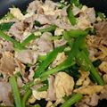 あいらぶ's cooksnap of when they made 豚肉と卵の炒め物☆オイスターソースかけ.