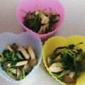 coco0714's cooksnap of when they made 簡単 早い！ 豆苗と きのこの 炒め物♪.