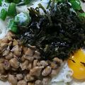 ﾅｶﾞﾚﾎﾞｼ's cooksnap of when they made 昆布と納豆オクラねばねばぶっかけそうめん.