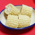 パパチとママチ's cooksnap of when they made レンジで簡単！ジューシーとうもろこし.