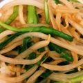 yuriko115's cooksnap of when they made 節約☆簡単♪もやしニラ炒め『ニラレバ風』.