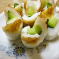 solapapa's cooksnap of when they made 竹輪きゅうりの飾り切り簡単お弁当おつまみ.