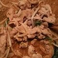 せいママっぴ's cooksnap of when they made 豚肉とにらもやしのｷﾑﾁ炒め.
