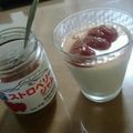 はちみつ223's cooksnap of when they made 安上がり！苺ジャムソースのミルクプリン.