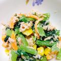 aya_0503's cooksnap of when they made 小松菜を子供に②♪ツナかつお節で.