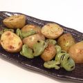 kk-maru's cooksnap of when they made そら豆と新ジャガイモのガーリックロースト.