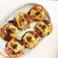 ゆきにゃーんっ's cooksnap of when they made 驚き☆のがんもピザ♪.