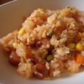rriioo's cooksnap of when they made 炊飯器で簡単♪チキンライス.