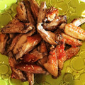 きゃれんはは's cooksnap of when they made 簡単！揚げない手羽中のニンニク甘辛.