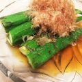 おうちごはん☆'s cooksnap of when they made 簡単☆オクラのめんつゆ浸し.