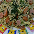 にゃっぷらぷー's cooksnap of when they made あっという間！もやしとほうれん草の炒め物.