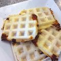 もかまあいな's cooksnap of when they made もち粉で作るきな粉モッフル　アメリカ.