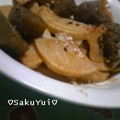 こめろちゃん's cooksnap of when they made たけのことこんにゃくの炒り煮.