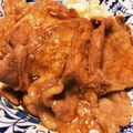 sojinママ's cooksnap of when they made 安い肉も柔らかく美味しく！豚肉の生姜焼き.